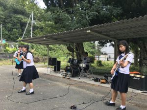 飾磨高校フォークソング部へ指導。 姫路の音楽教室 Music School Dream